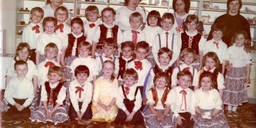 Grupa przedszkolna lata 70